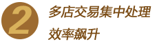 多店交易集中处理效率飙升