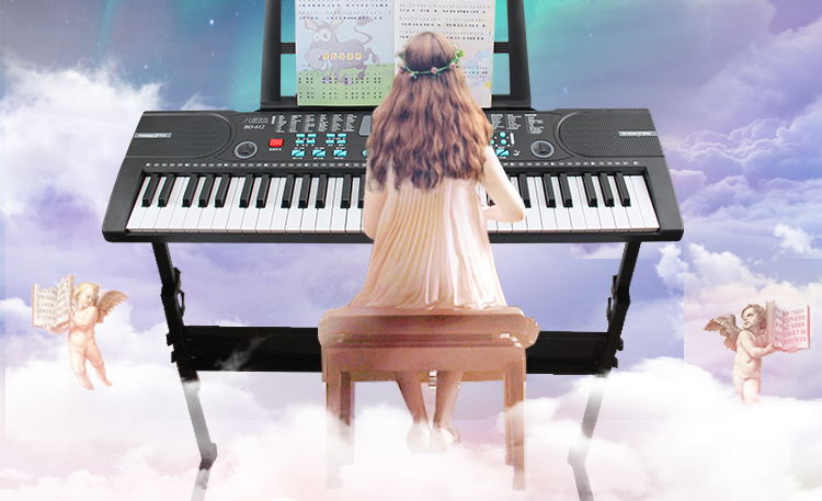 新款八度宝贝电子琴多功能音乐MP3教学61键益智启动孩子多彩思维